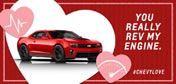 The word ‘love’ has been used on Twitter to describe Chevrolets over 55,000 times in the past year