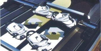 Roof-Mounted Ski Carrier